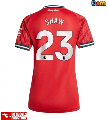 Manchester United Luke Shaw #23 Hemmatröja Dam 2025-26 Kortärmad